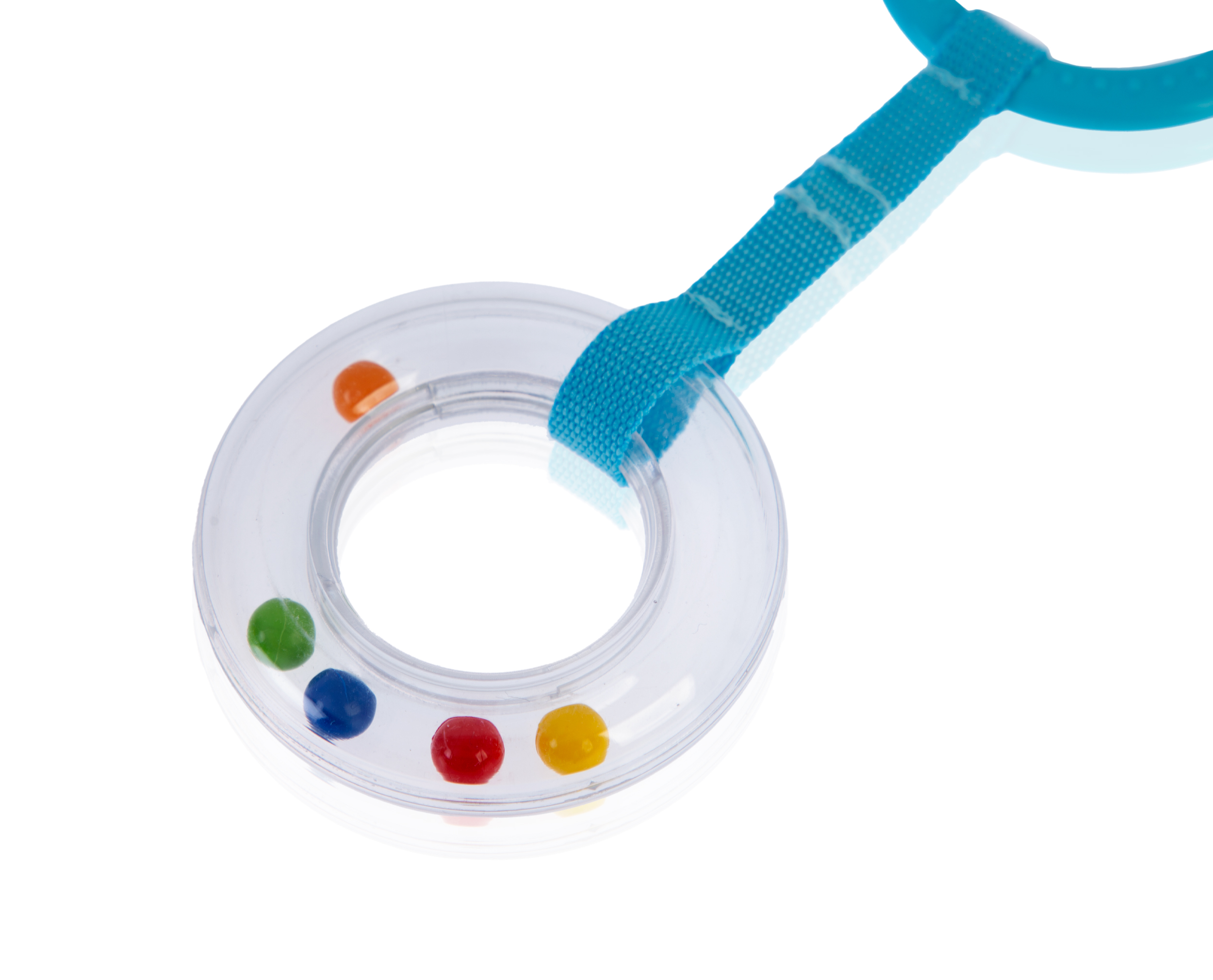 Babyjem Rattle Ring Blue Oval - Image 4