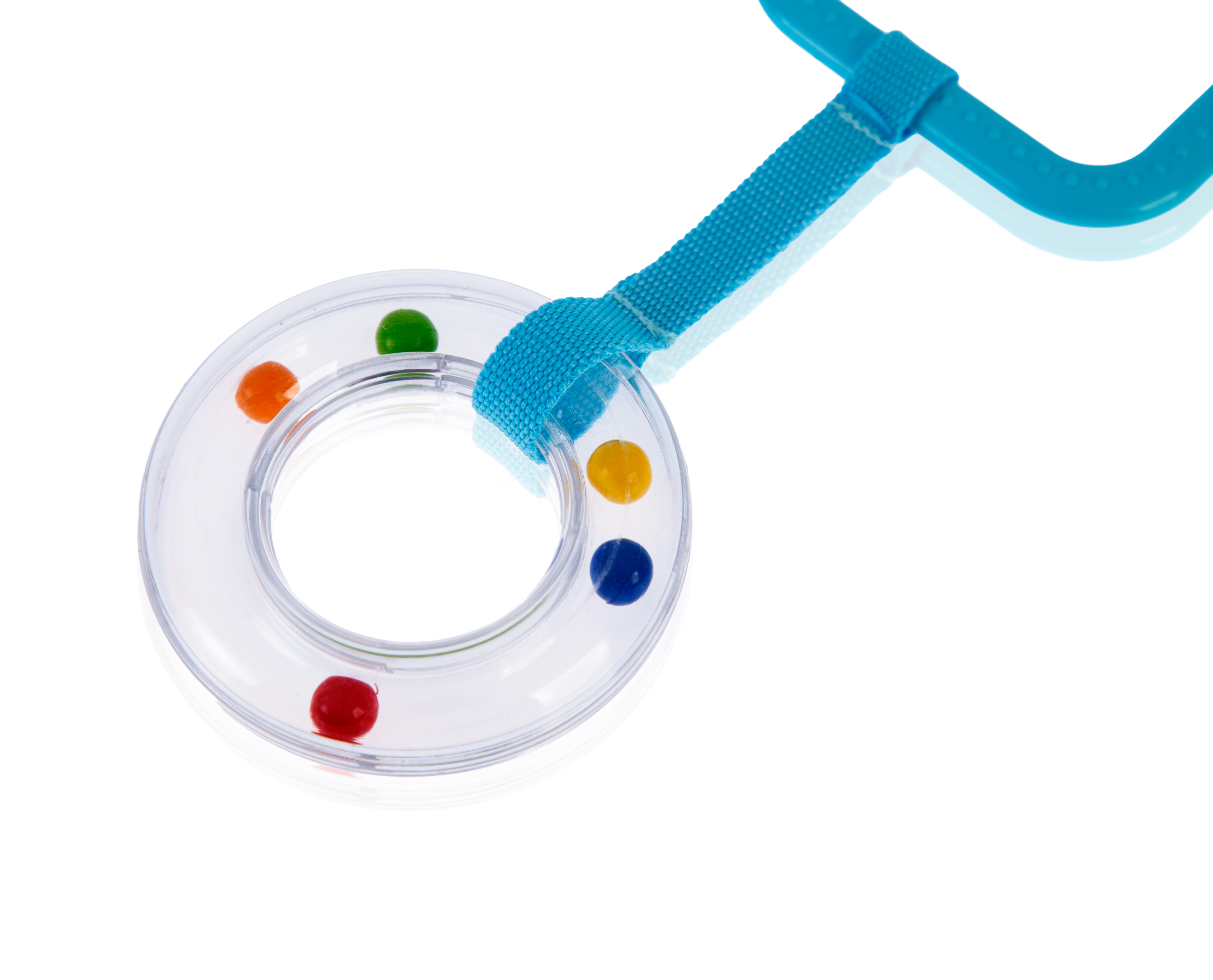 Babyjem Rattle Ring Blue Square - Image 3