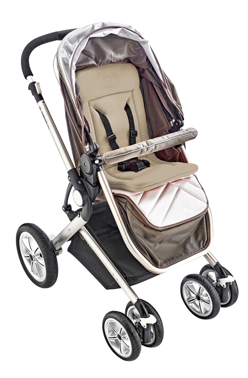 Babyjem Stroller Cushion Beige - Image 2