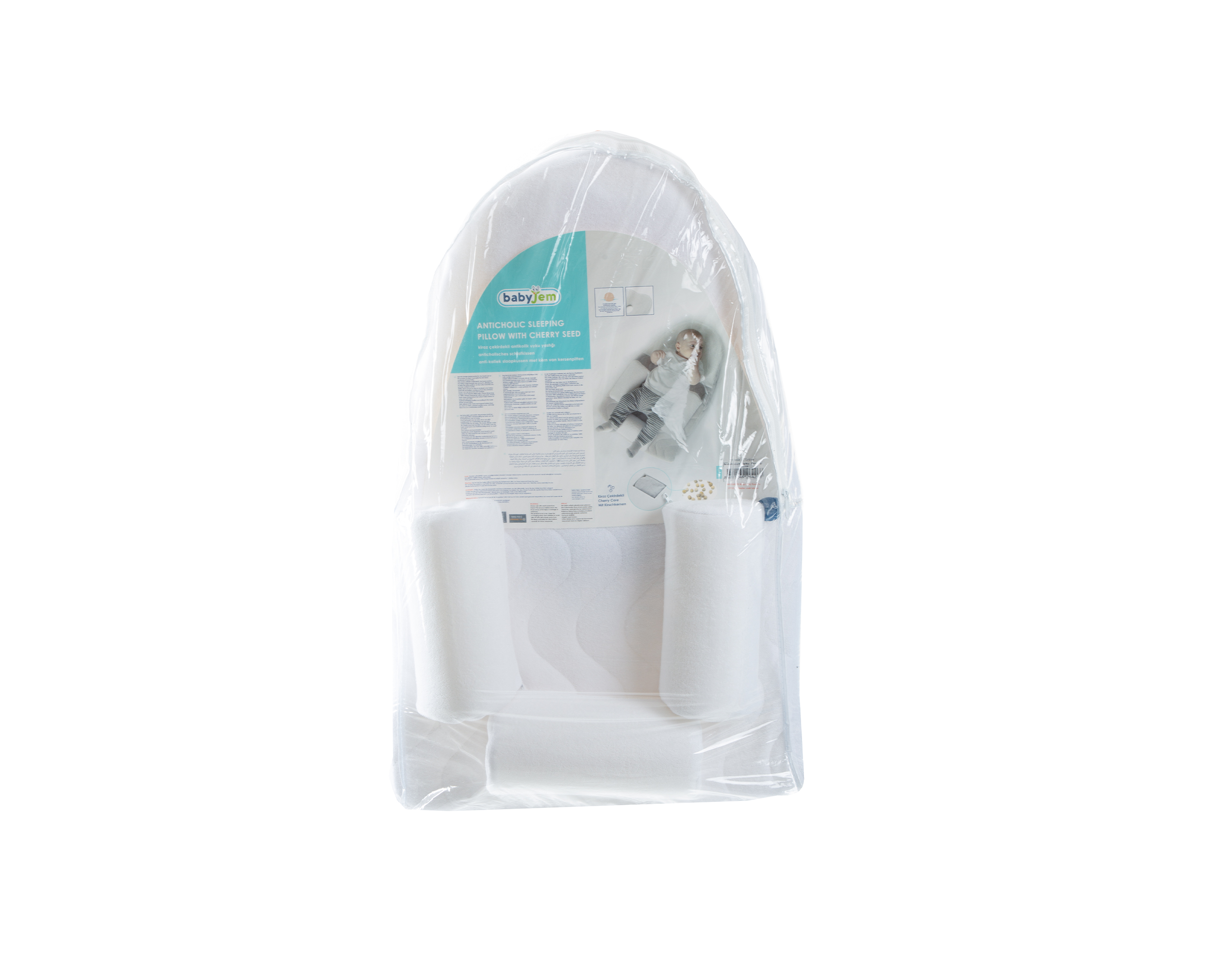 Babyjem Anticholic Sleeping Pillow / Air / White - Image 3