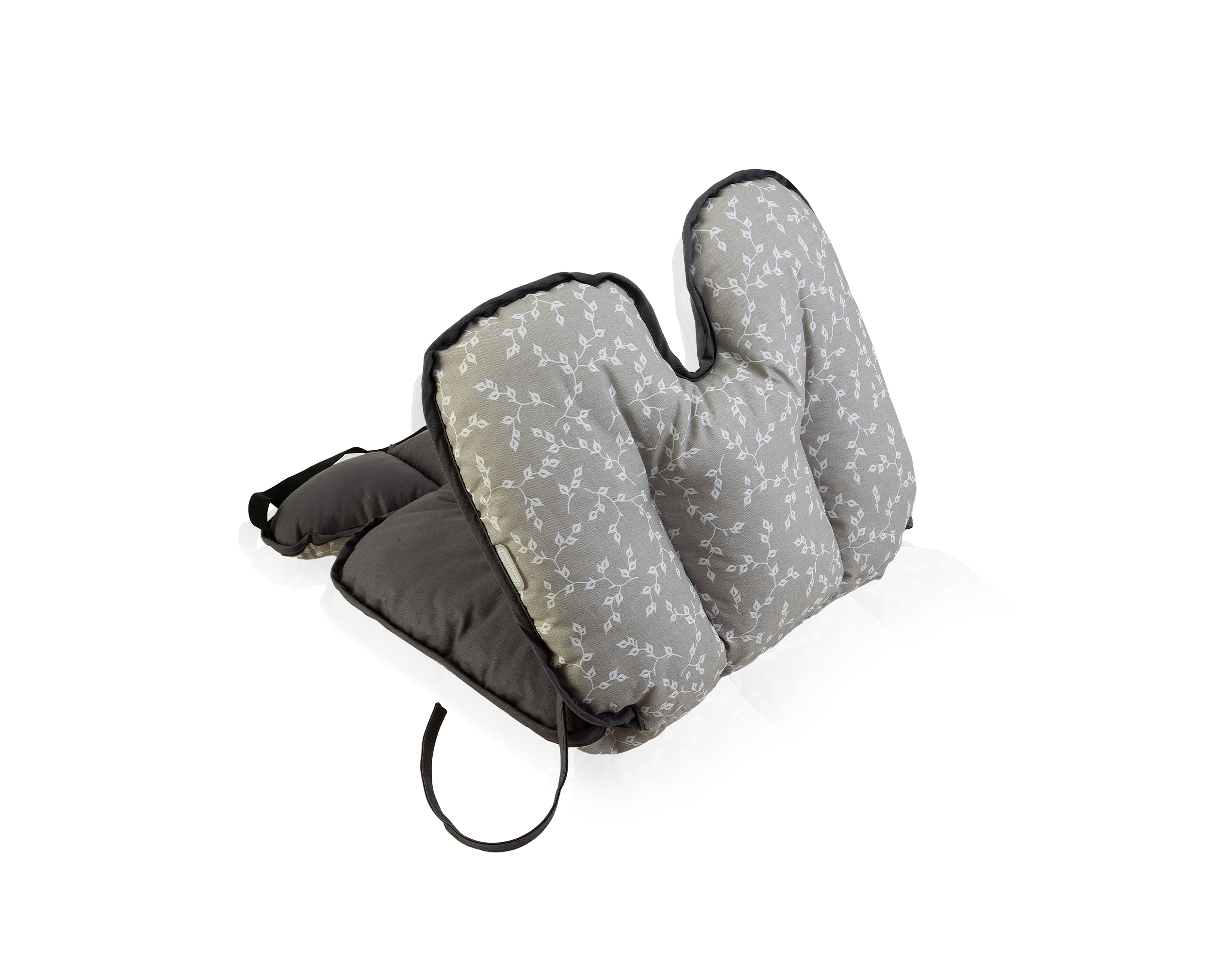 Babyjem Stroller And High Chair Cushion Gray Flower - Image 6