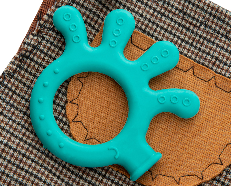 Babyjem Baby Teethering Gloves /Octopus / Green - Image 2