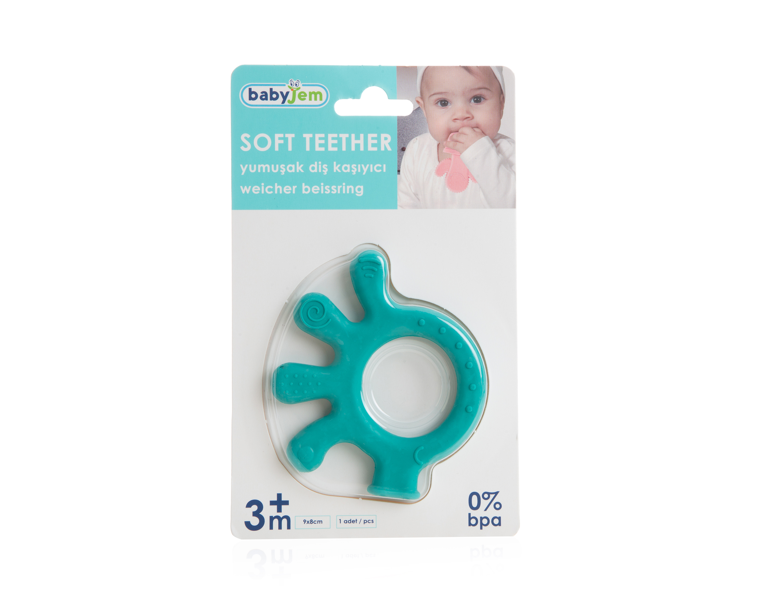 Babyjem Baby Teethering Gloves /Octopus / Green - Image 4