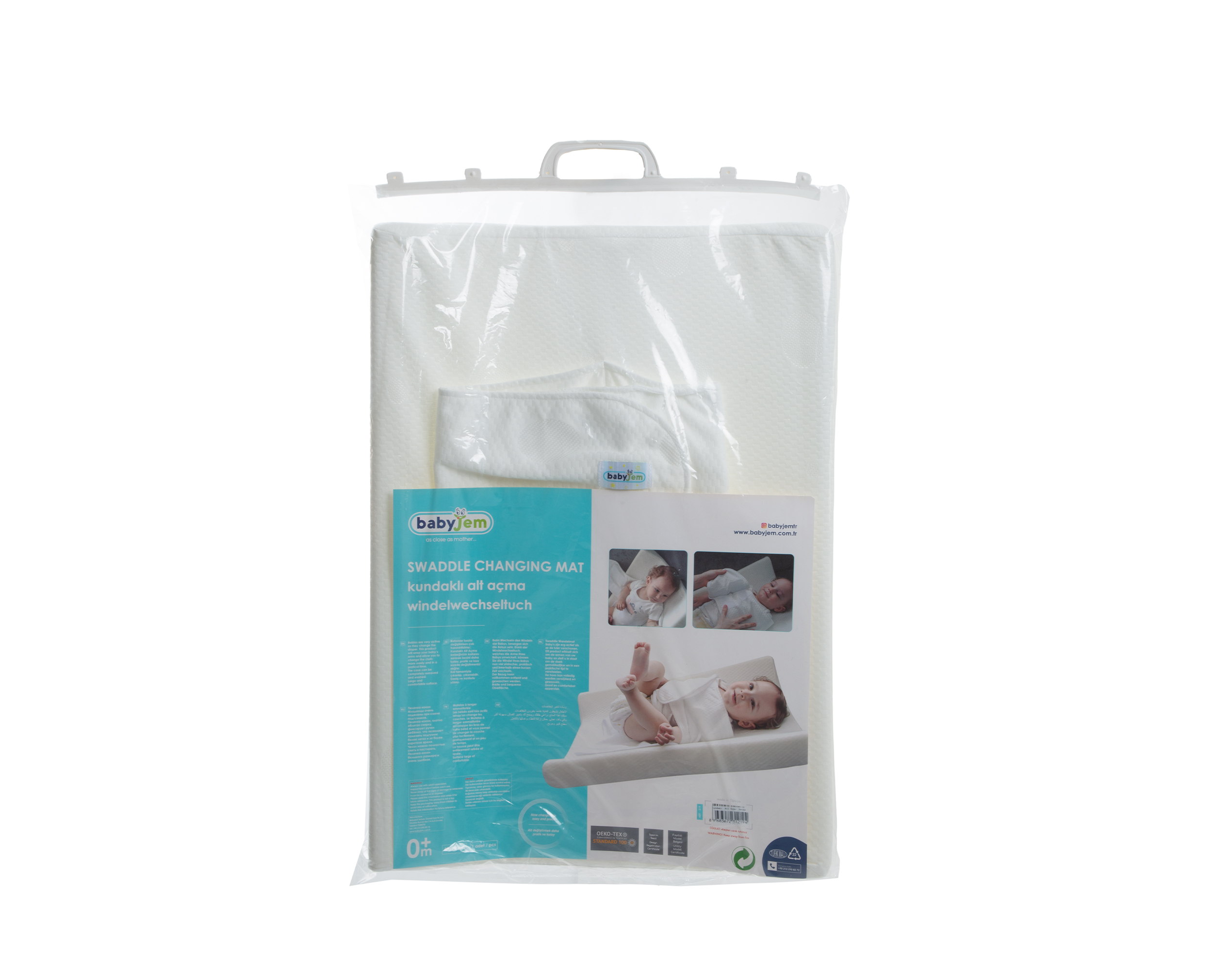 Babyjem Swaddle Changing Mat / White - Image 7