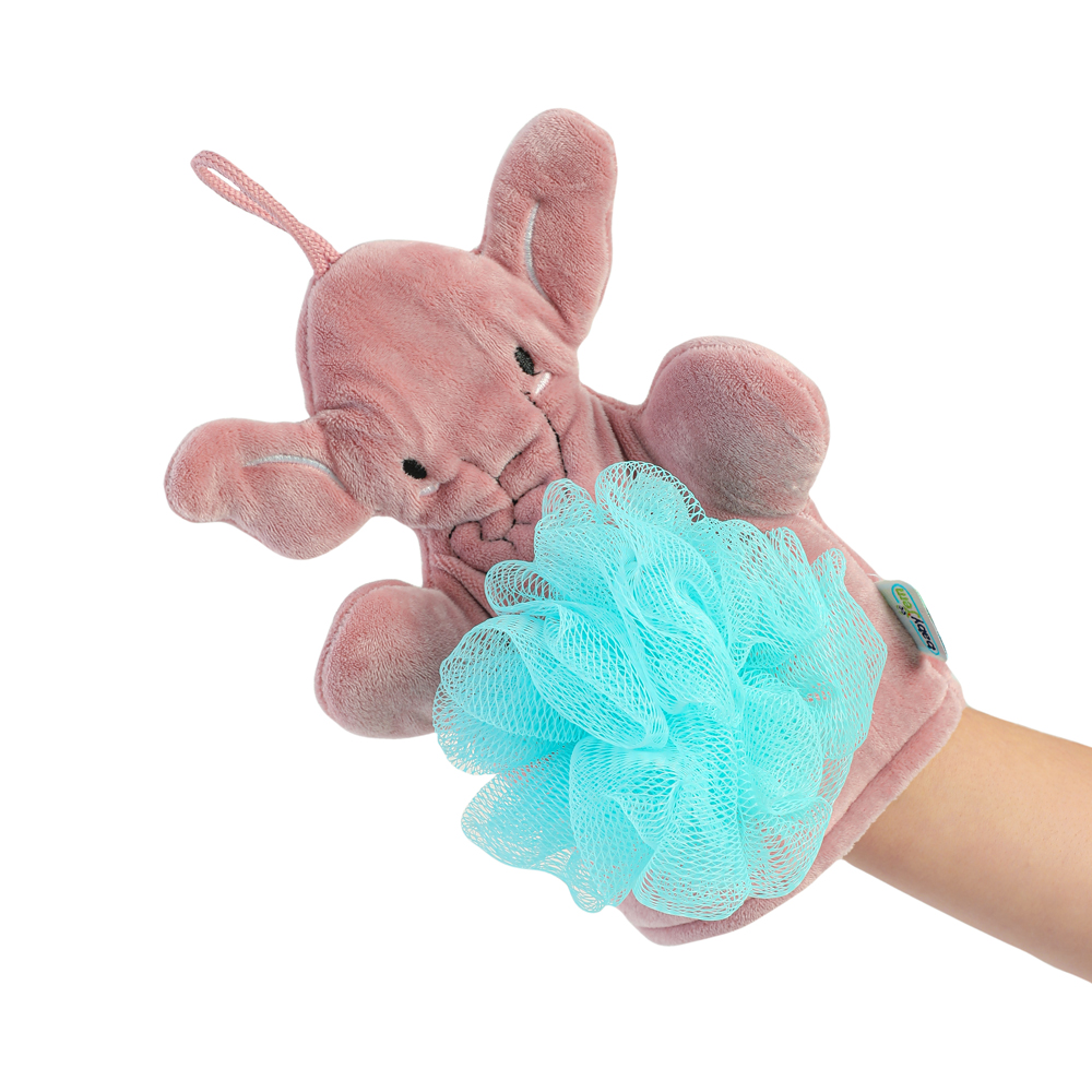 Babyjem Baby Bath Washing Cloth / Elephant/ Rose - Image 2