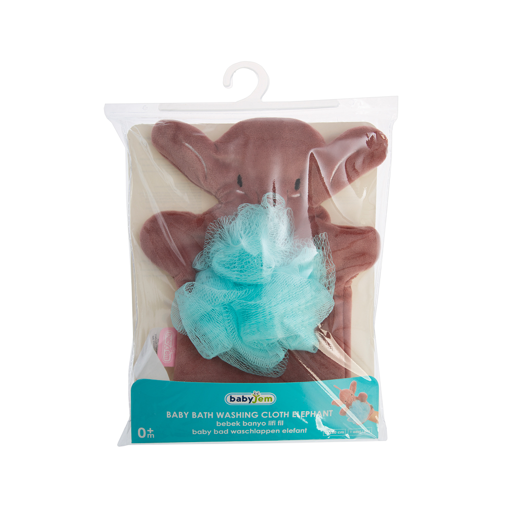 Babyjem Baby Bath Washing Cloth / Elephant/ Rose - Image 4