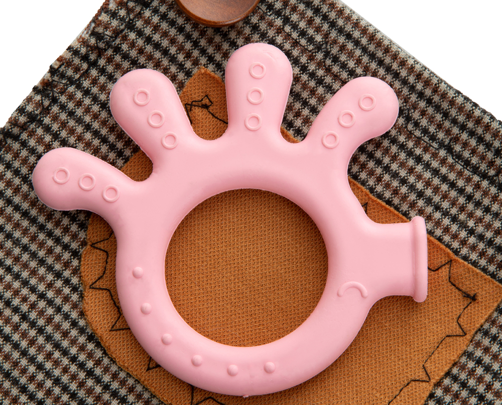 Babyjem Baby Teethering Gloves /Octopus / Pink - Image 2