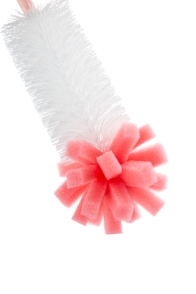 Babyjem Sponge Bottle Cleaning Brush PiÌnk - Image 6