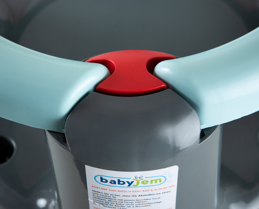 Babyjem Anti-Slip Baby Bath & Feeding Seat Turquoise - Image 6