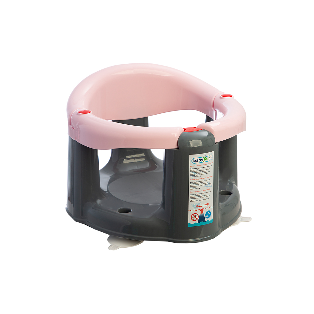 Babyjem Anti-Slip Baby Bath & Feeding Seat Pink