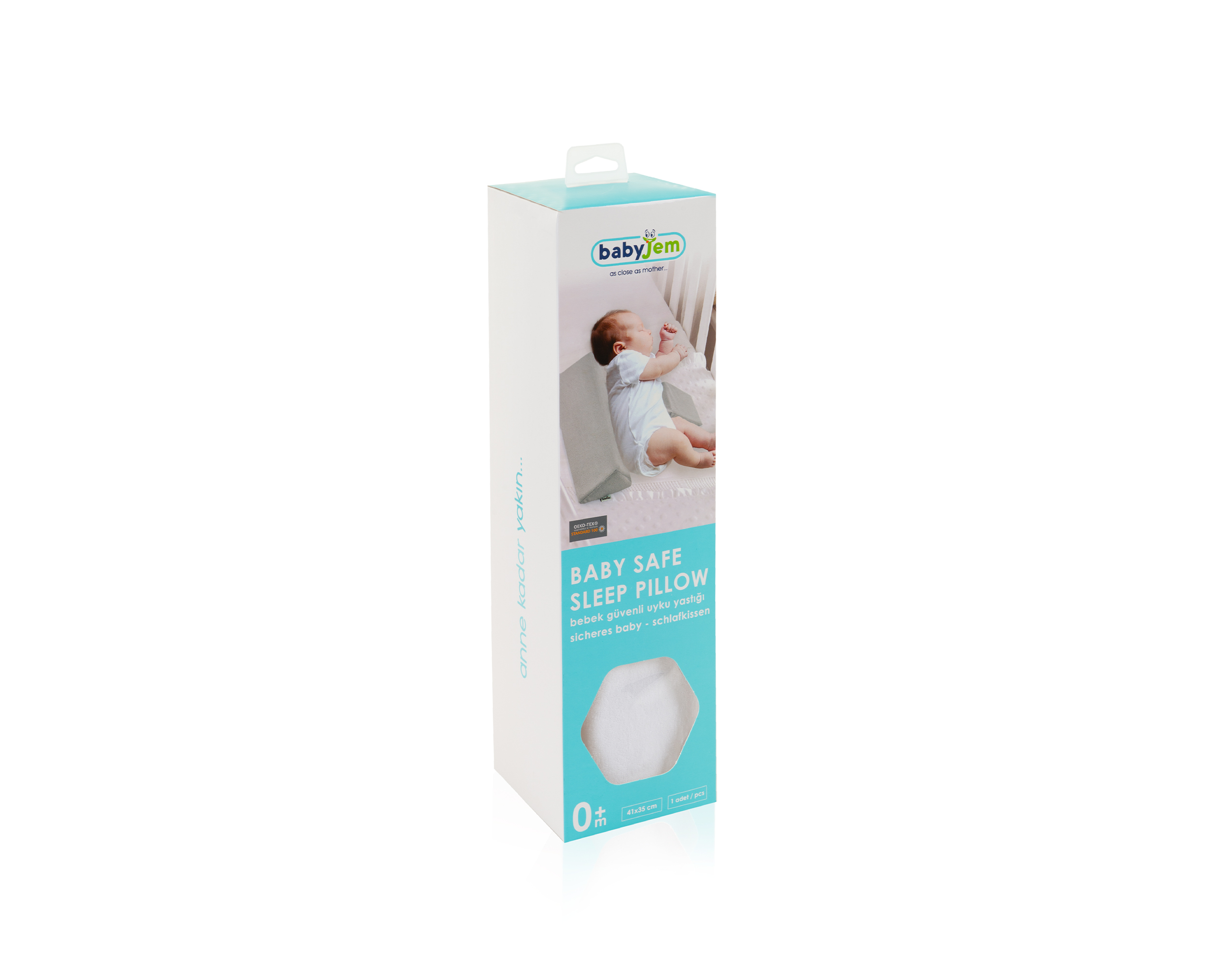 Babyjem Side Sleep Pillow / White - Image 4