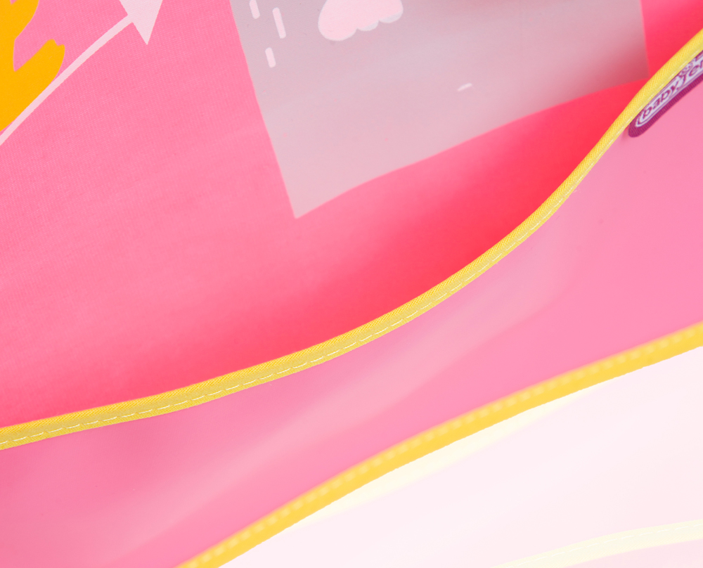 Babyjem Poly Bib Large / Pink - Image 4