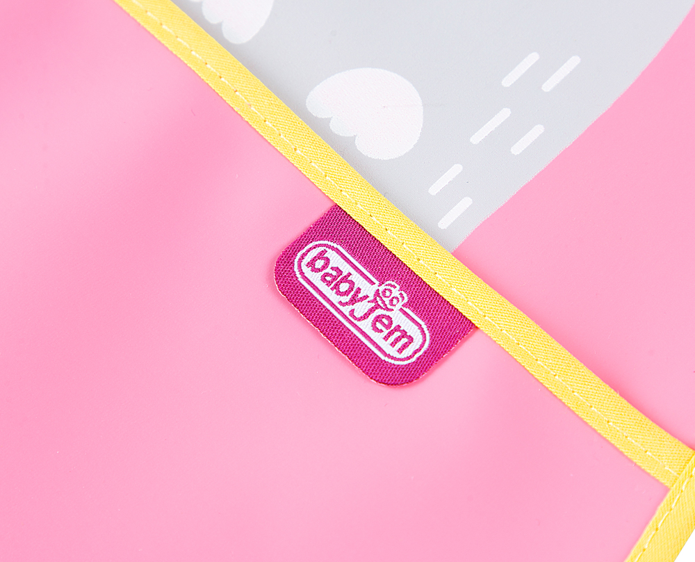 Babyjem Poly Bib Large / Pink - Image 5