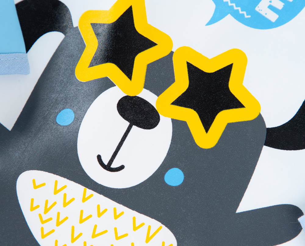 Babyjem Poly Bib Sleeved / Blue - Image 4