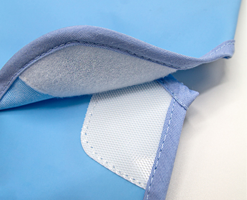 Babyjem Poly Bib Sleeved / Blue - Image 6