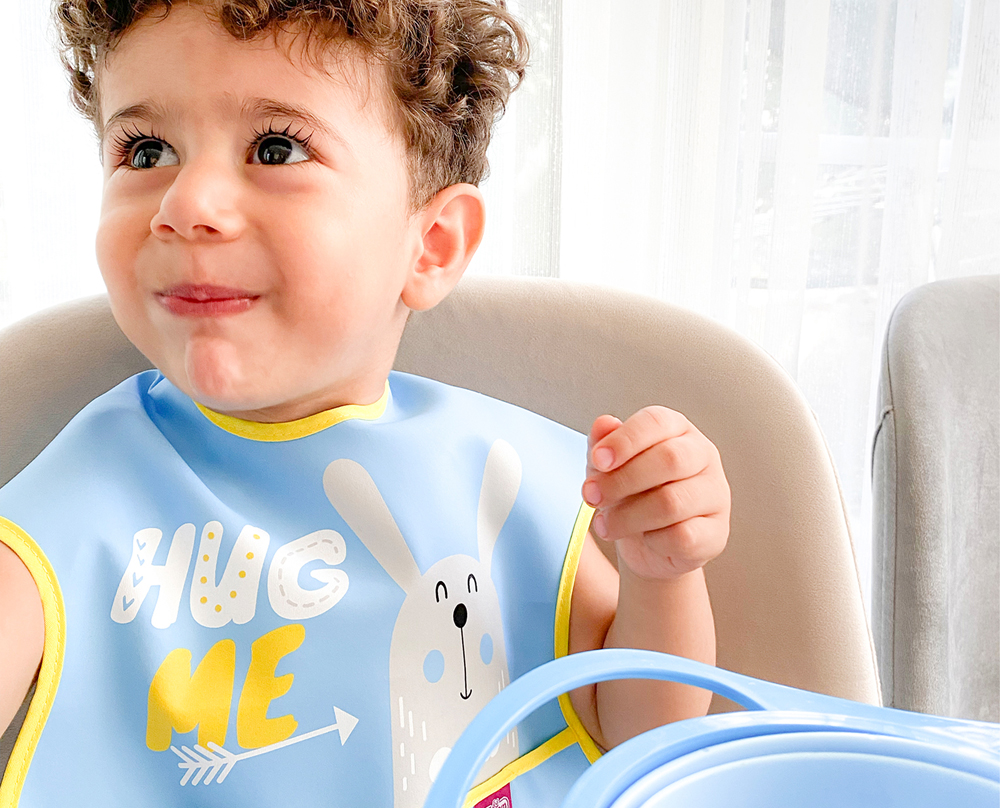 Babyjem Poly Bib Large / Blue - Image 2