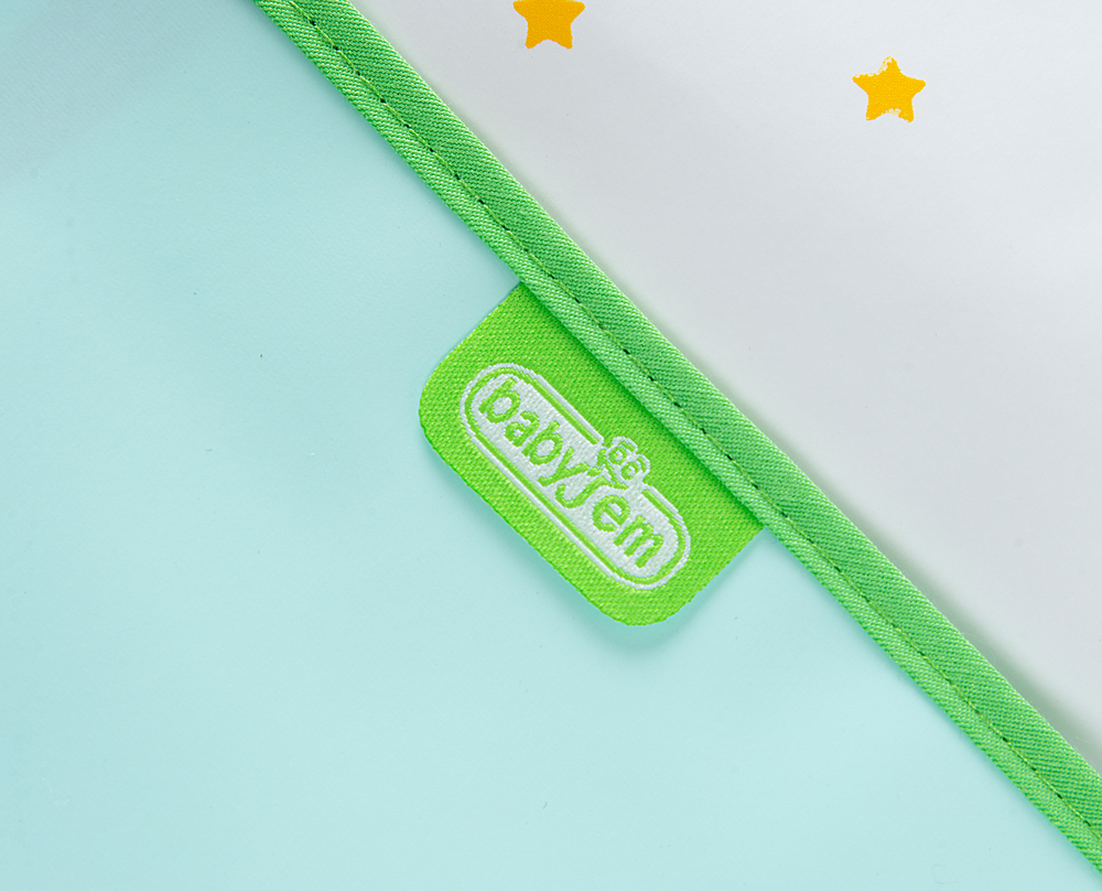 Babyjem Poly Bib Sleeved / Green - Image 4