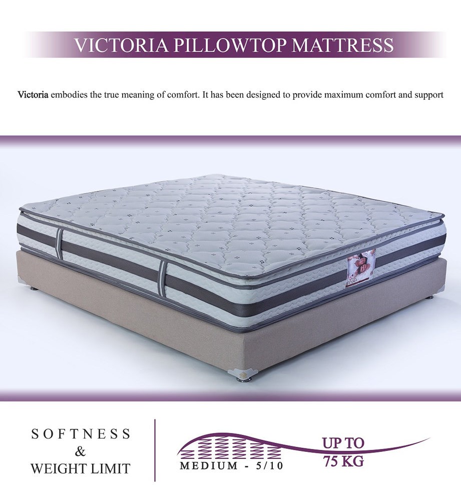 مرتبة ريتشموند فيكتوريا بوسادة علوية 100x200 ريتشموند فيكتوريا - الصورة 2