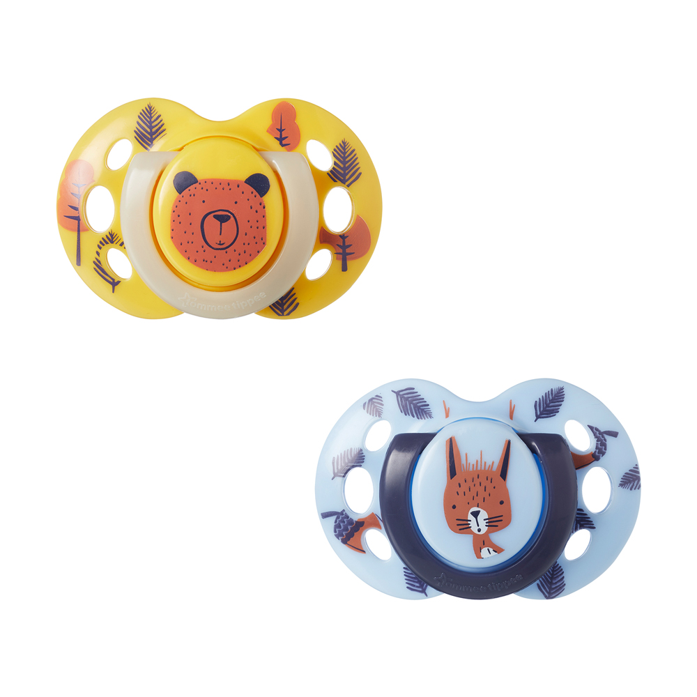 لهّاية أطفال تومي تيبي فن فريندز عبوة من 2 (6-18 شهرًا) أزرق - الصورة 2