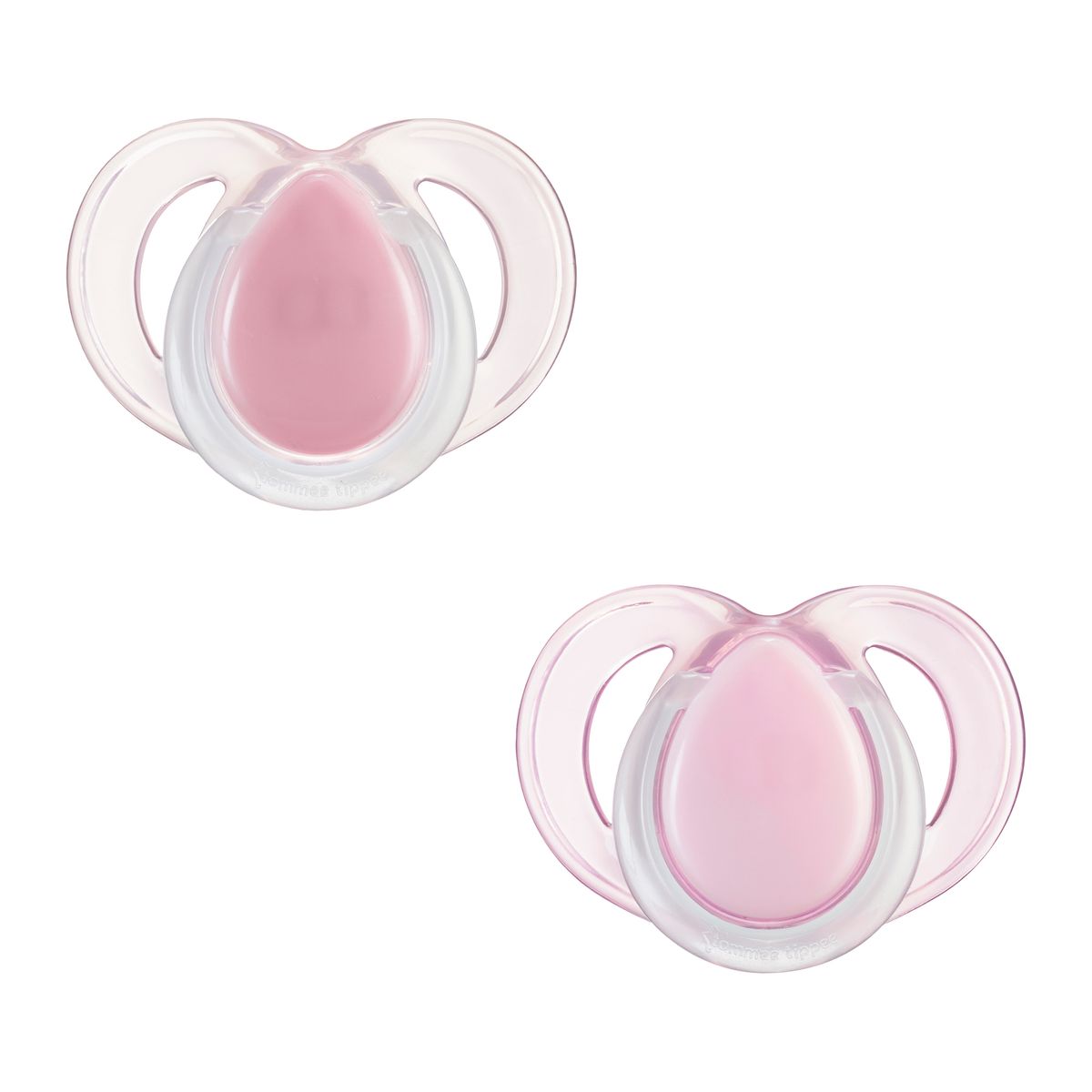 Tommee Tippee Night Time Orthodontic Soothers 6-18M, Pink - Image 3