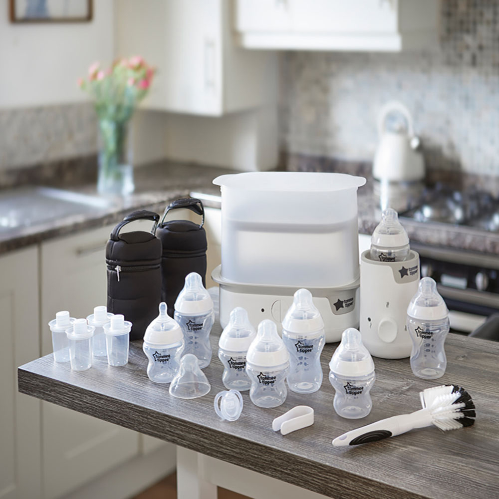 طقم تغذية كامل من تومي تيبي كلوزر تو نيتشر أبيض - الصورة 4