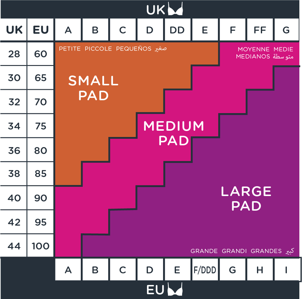 ضمادات الثدي تومي تيبي متوسطة الحجم 40'S - الصورة 2