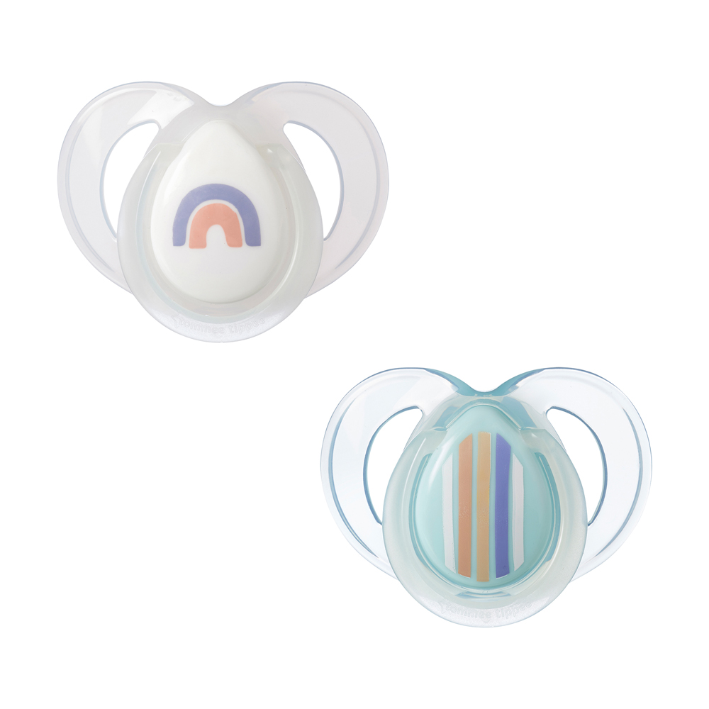 Tommee Tippee Night Time Soother Pack Of 2 (6-18M) Plain - Image 2