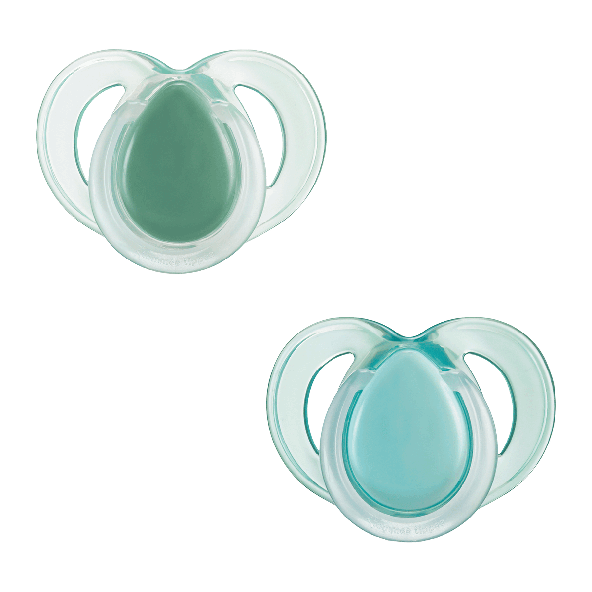 Tommee Tippee Night Time Orthodontic Soothers 18-36M, Green - Image 3