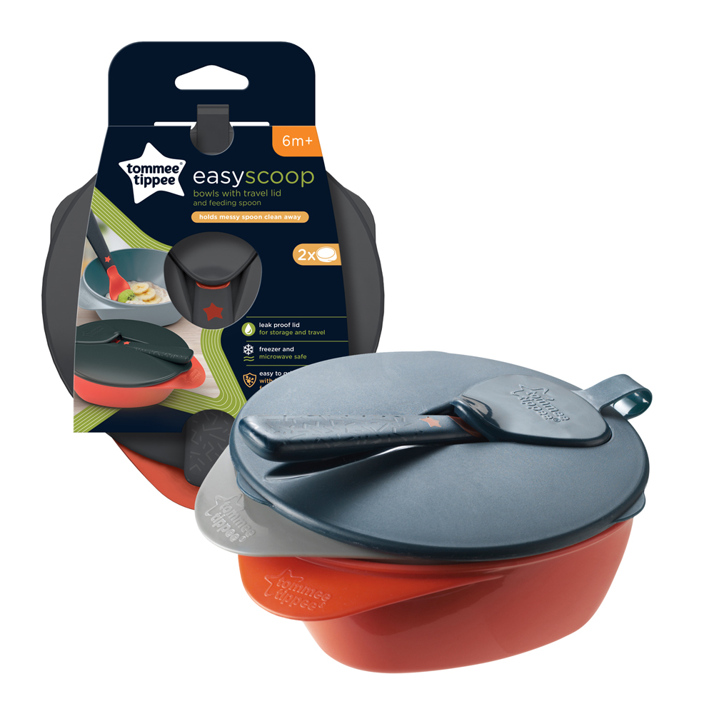 Tommee Tippee Easy Scoop Bowl With Lid & Spoon