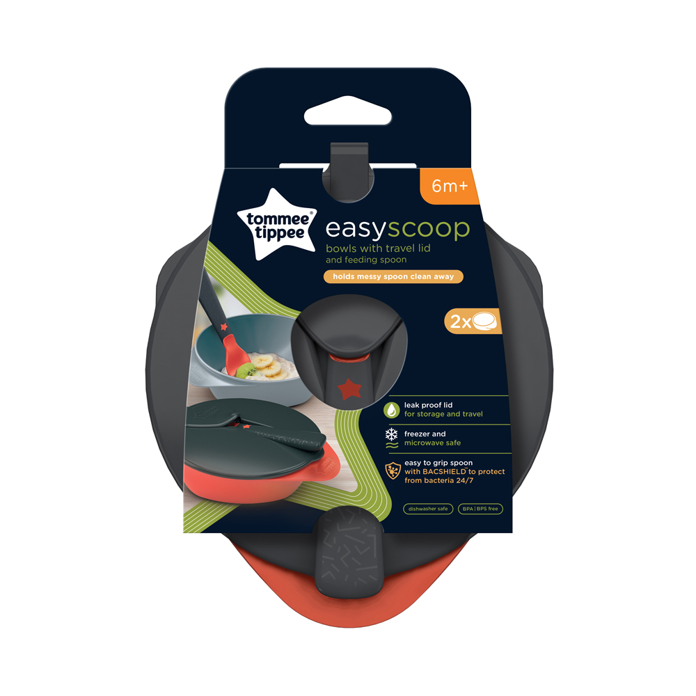 Tommee Tippee Easy Scoop Bowl With Lid & Spoon - Image 2