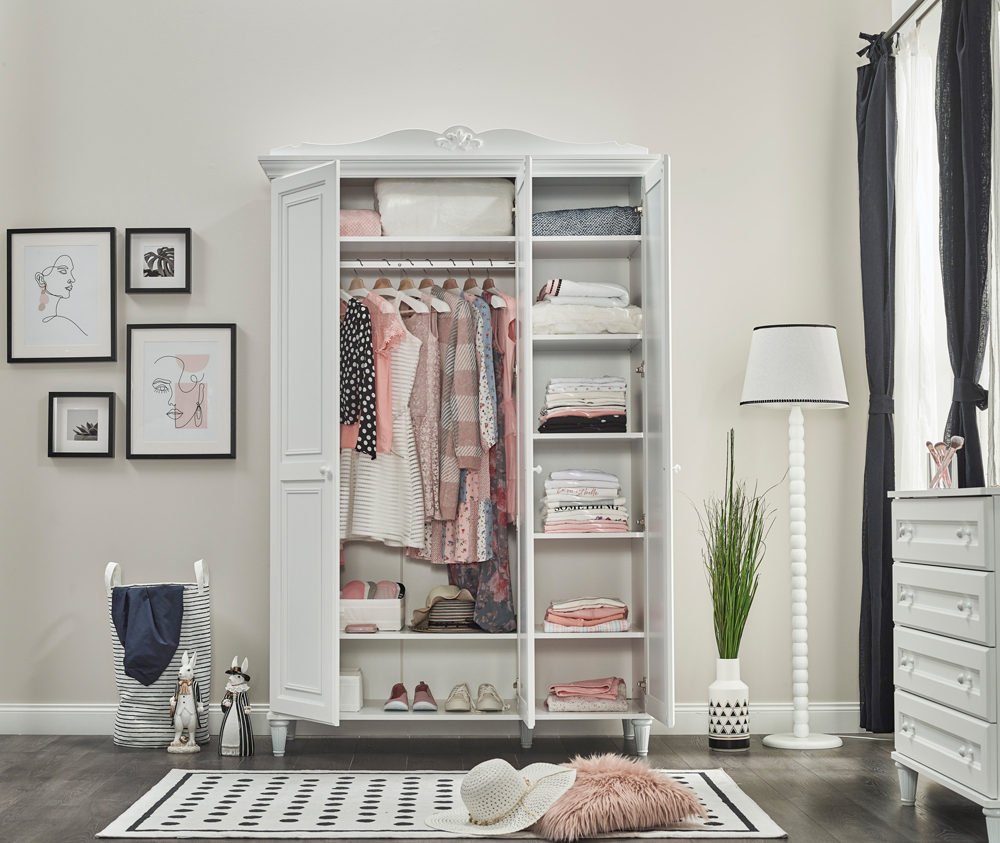 Almila Lora 3 Doors Wardrobe - Image 6