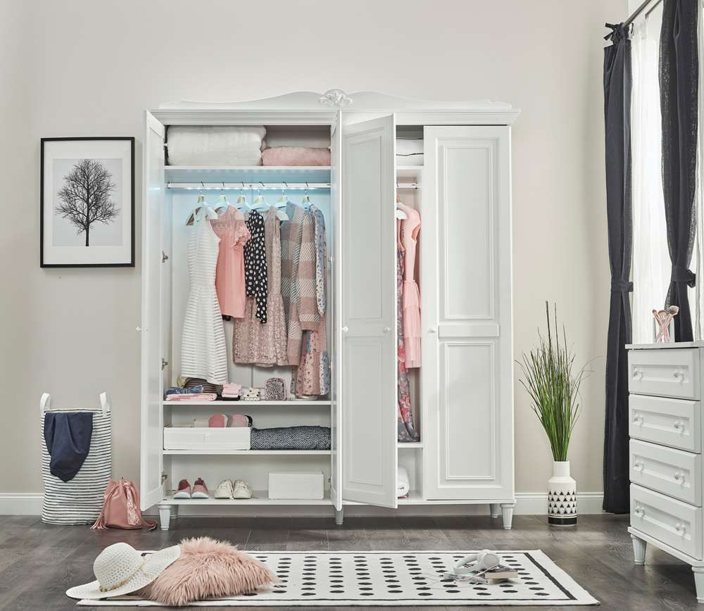 Almila Lora 4 Doors Wardrobe - Image 5
