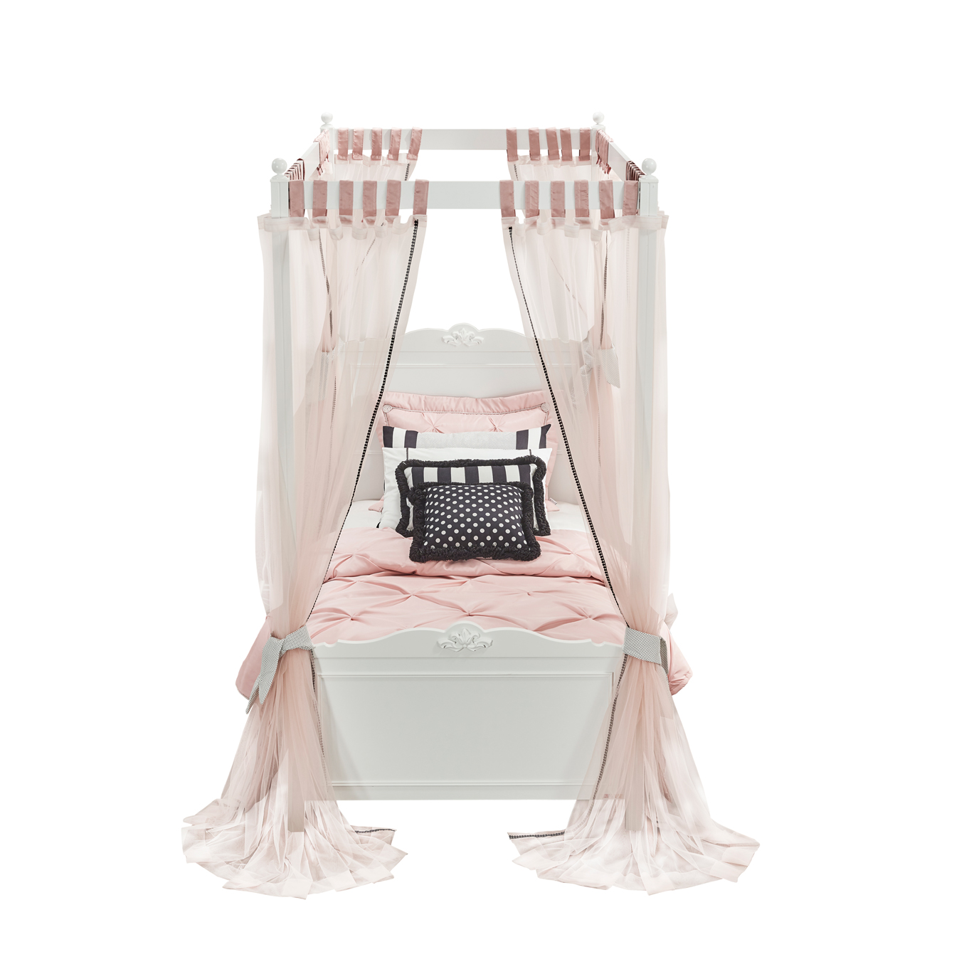 Almila Lora 100X200 Canopy Bed Frame - Image 3