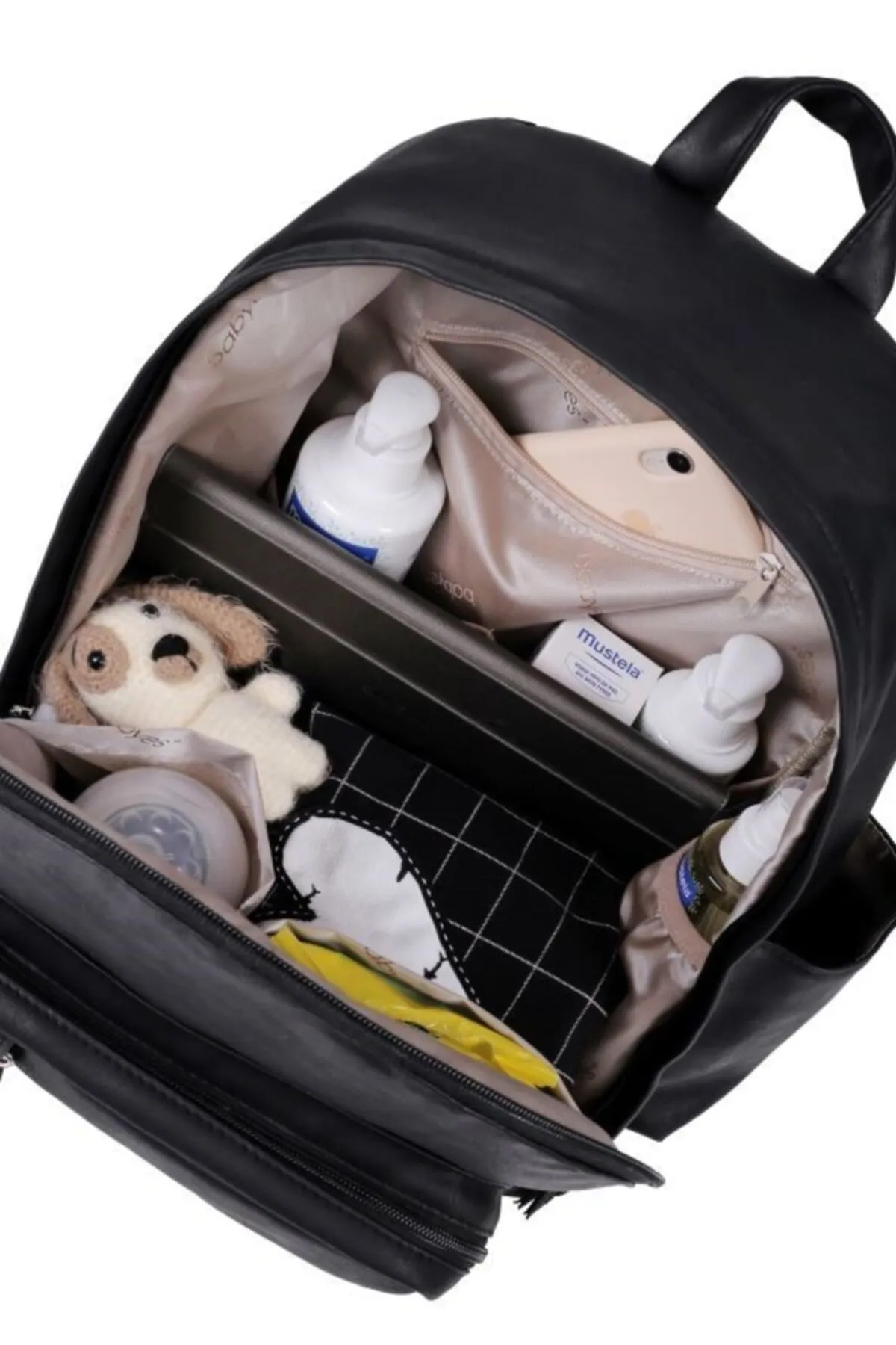 Babyes Fabiana Mother Bag Black - Image 4