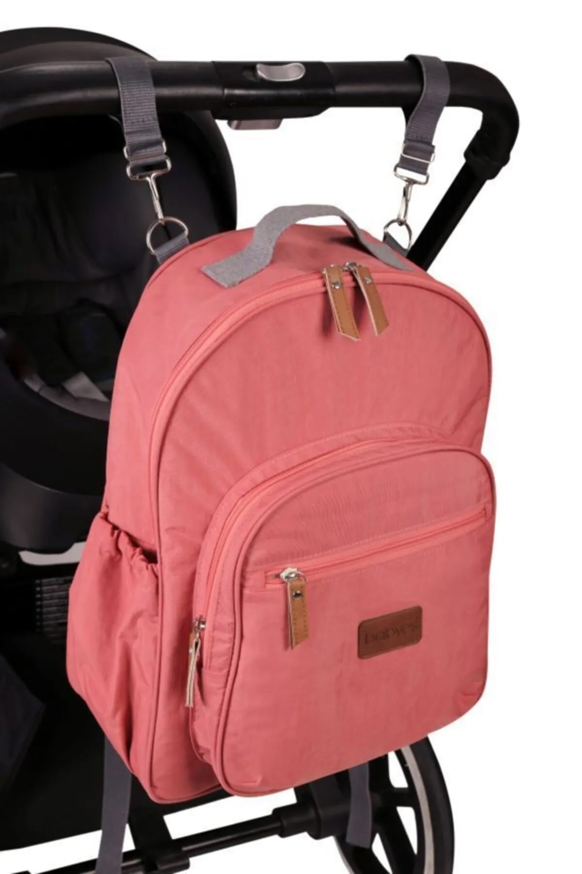 Babyes Cooper Mother Bag Coral - Image 3