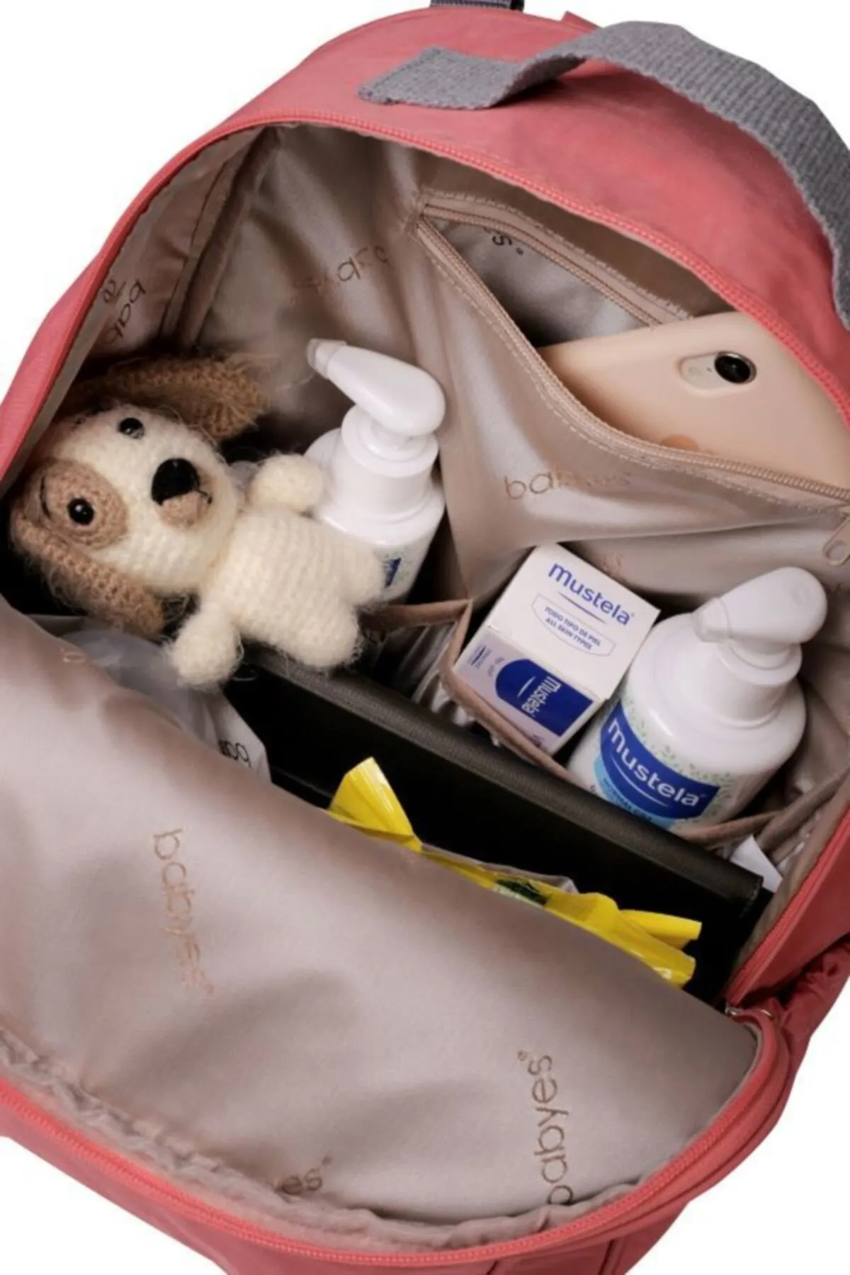 Babyes Cooper Mother Bag Coral - Image 5