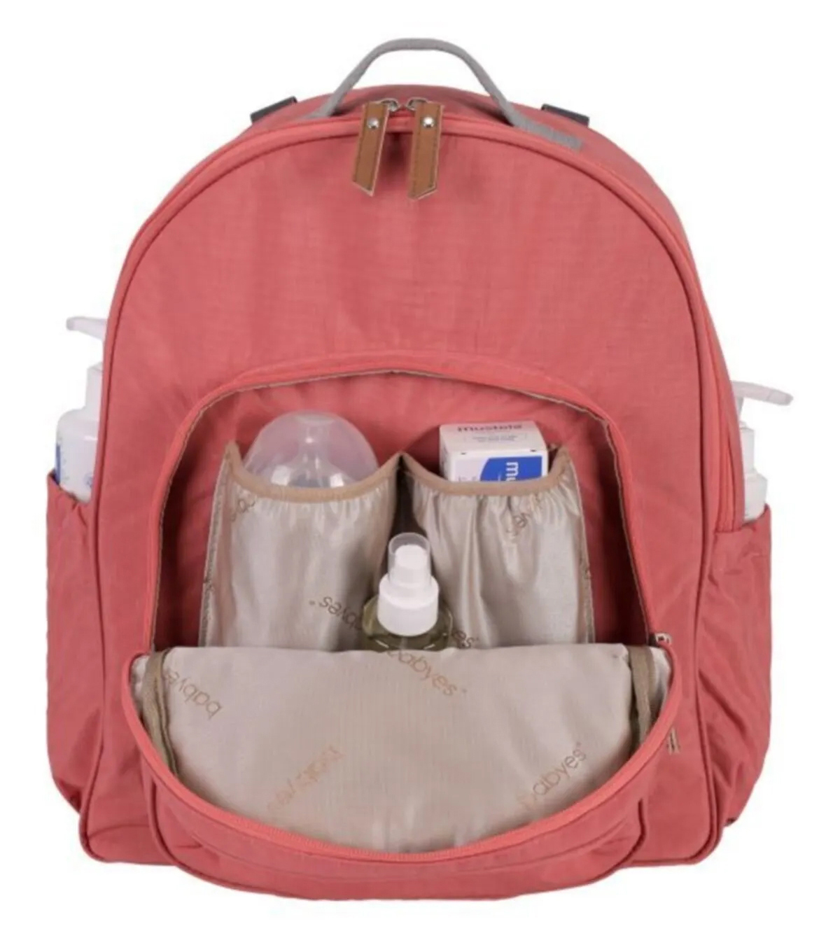 Babyes Cooper Mother Bag Coral - Image 6