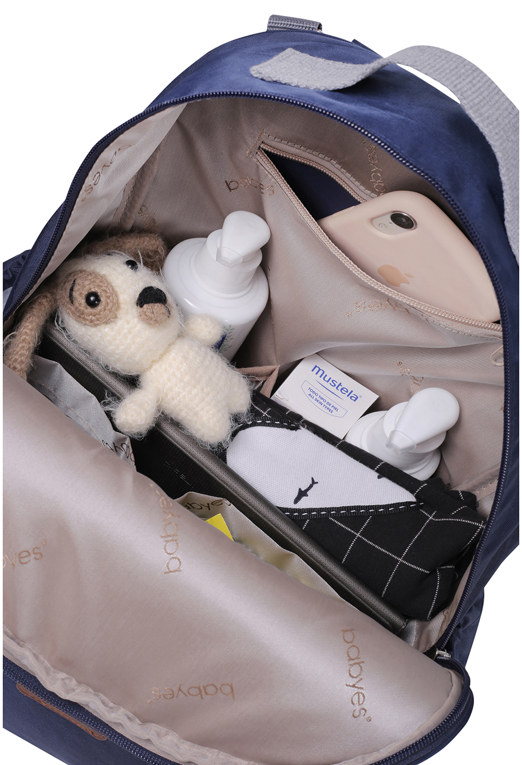 Babyes Cooper Mother Bag Navy Blue - Image 5