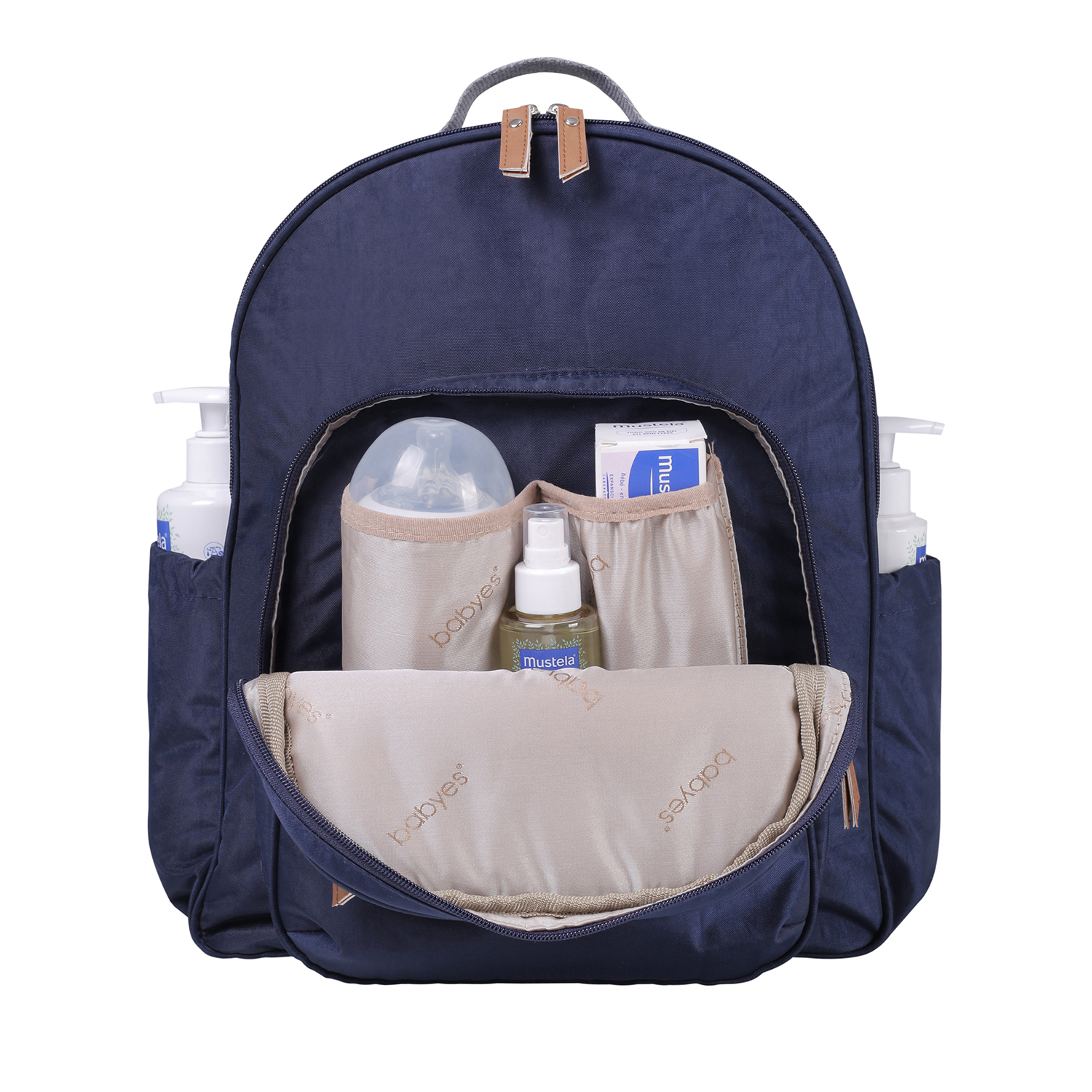 Babyes Cooper Mother Bag Navy Blue - Image 6