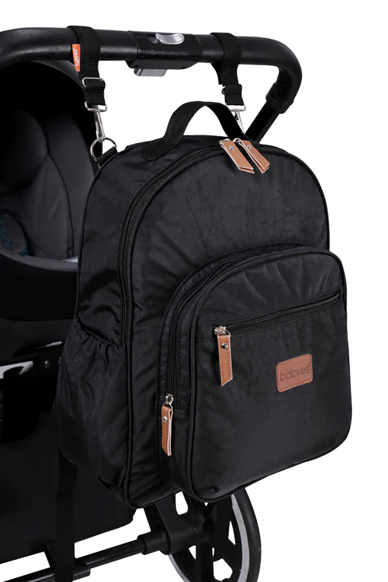 Babyes Cooper Mother Bag Black - Image 4