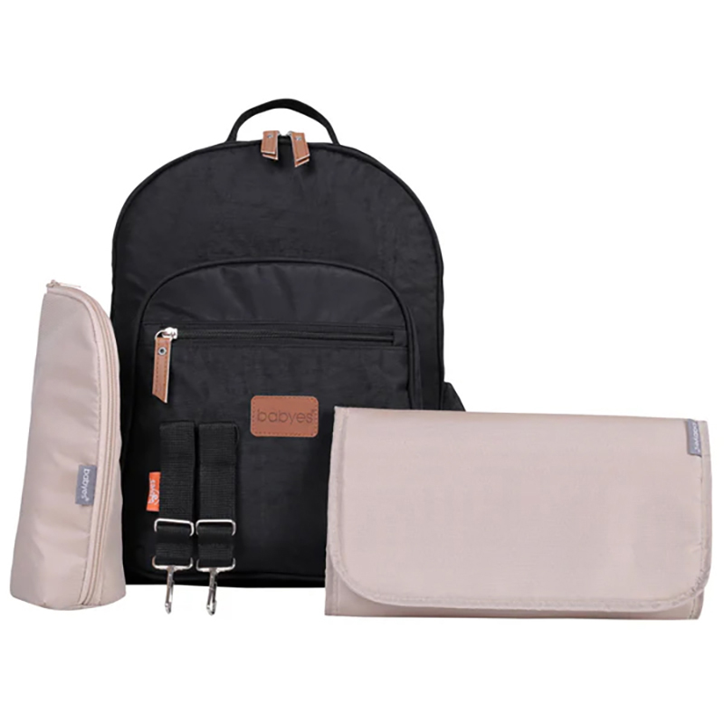 Babyes Cooper Mother Bag Black - Image 5