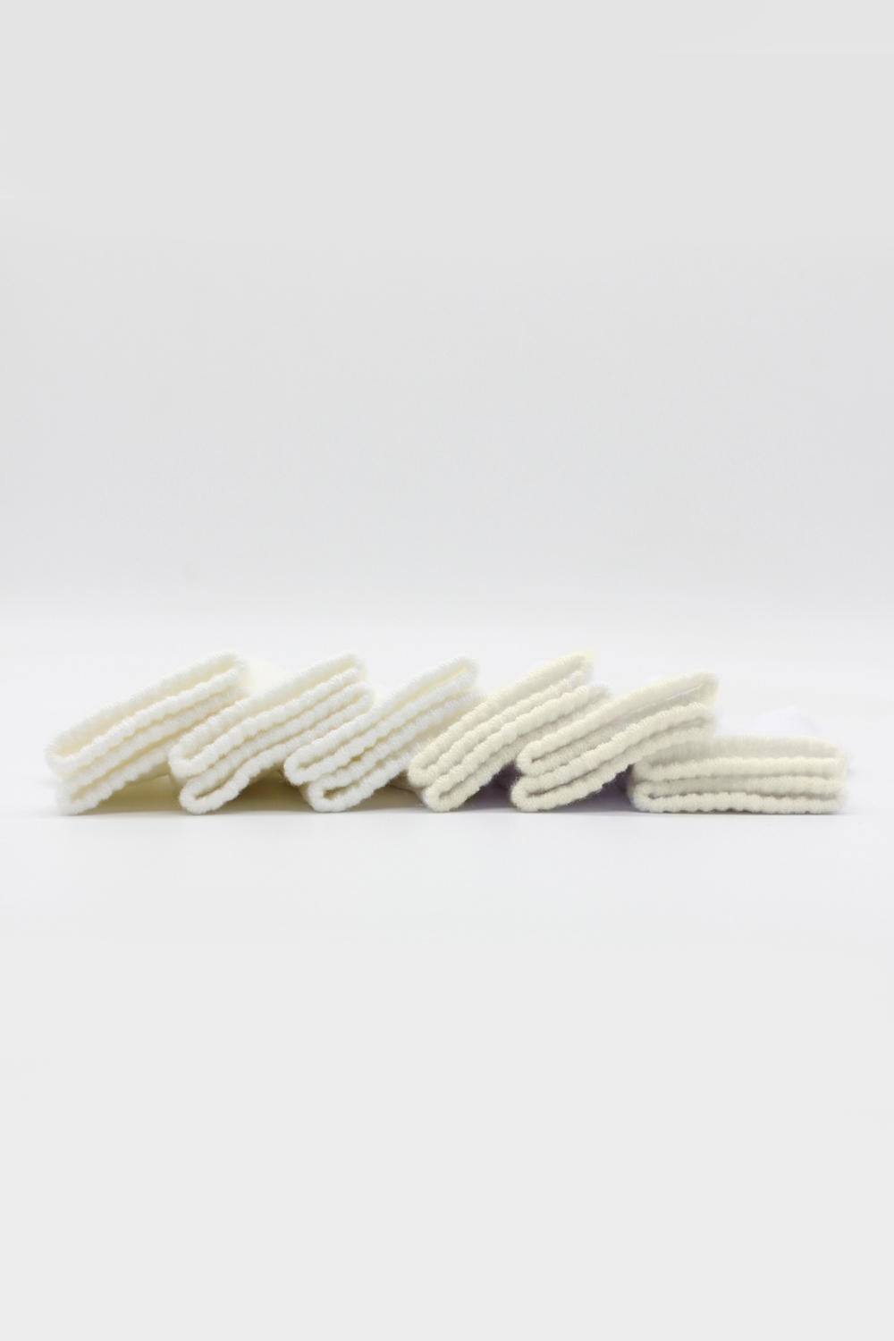 Bistyle 6-Pairs Combed Flat Quarter Socks (24-36 m) Beige - Image 6