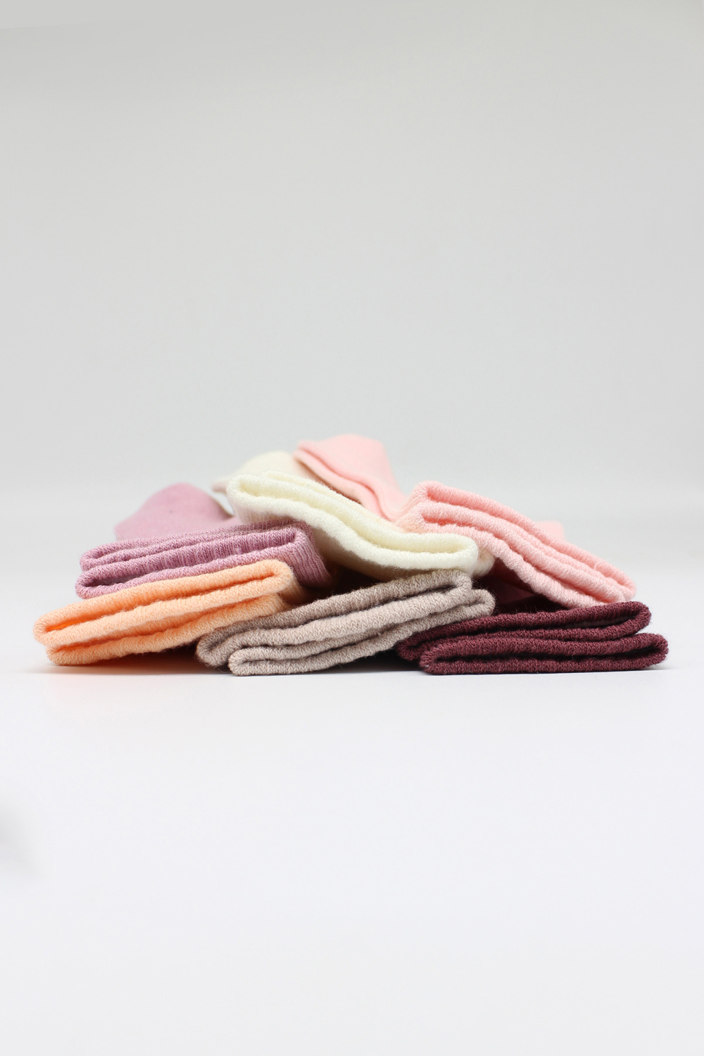 Bistyle Colors 6-Pairs Combed Flat Quarter Socks (0-6 m) Colored - Image 6