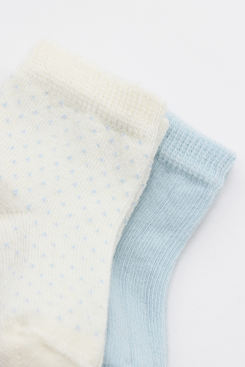 Bistyle Organic 2-Pairs Combed Socks (12-24 m) Blue - Image 6