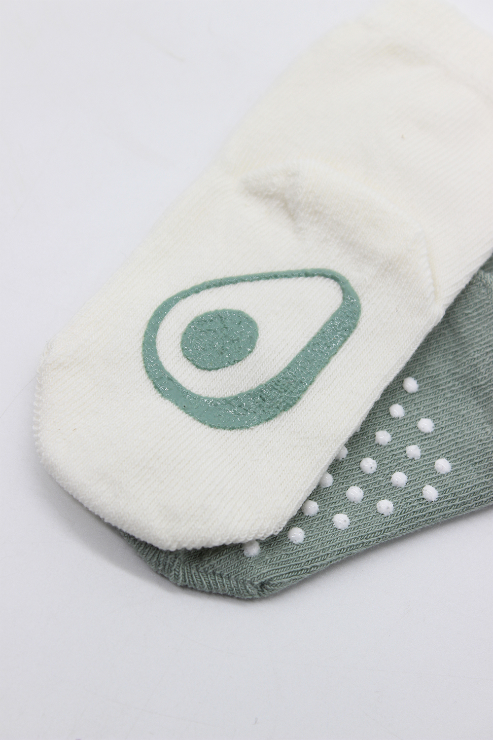 Bistyle Organic 2-Pairs Combed Non-slip Socks (24-36 m) Green - Image 4