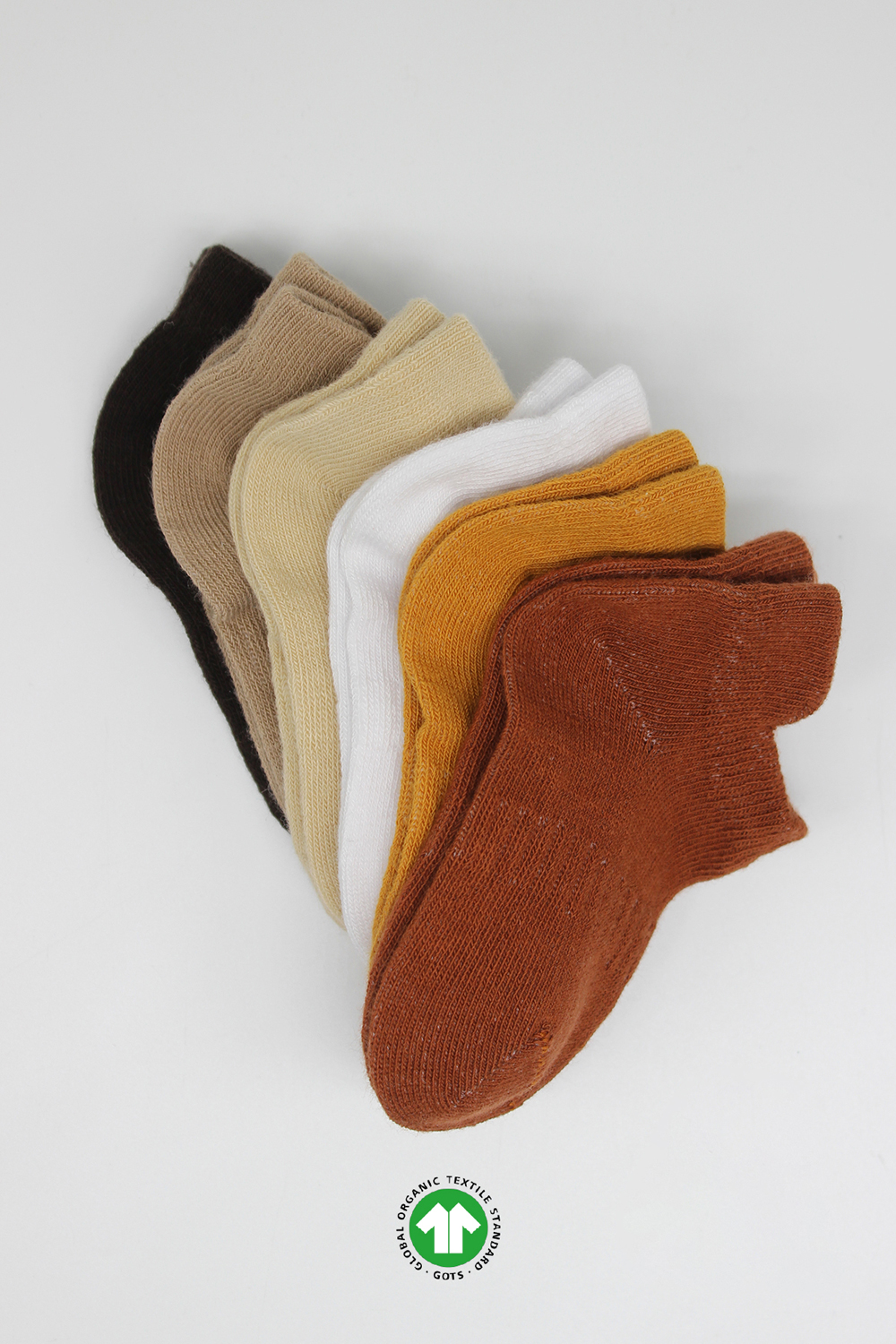 Bistyle 6-Pairs Combed Liner Socks (24-36 m) Colored - Image 5