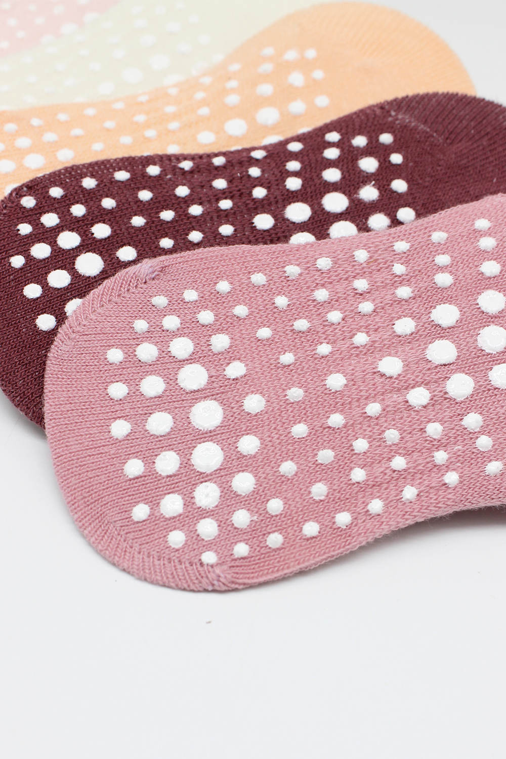 BiÌstyle 6-Pairs Combed Non-Slip Liner Socks (12-24 m) Colored - Image 4