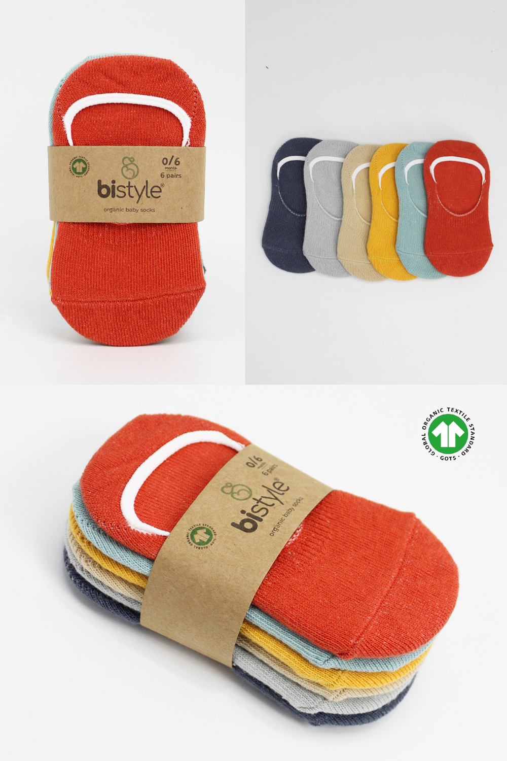 Bistyle 6-Pairs Baby Ballerina Socks (24-36 m) Colored - Image 6
