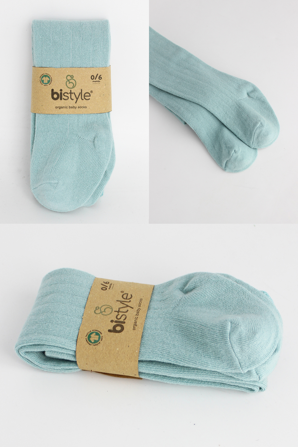 Bistyle Combed Cotton Single Tight (0-6 m) Blue - Image 6