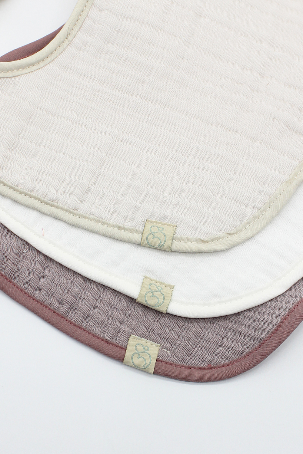 Bistyle Organic Muslin Bib (0-24 m) Light - Image 3